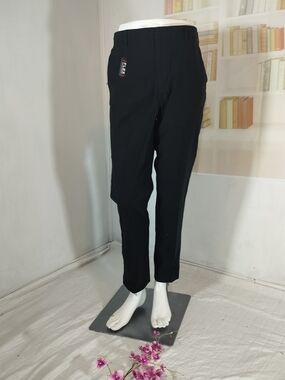 Van Heusen Black Straight-Fit Men's Chinos